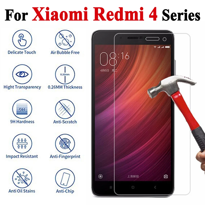 

Protective Glass For Redmi 4 X 4A Note 4X Screen Protector On Ksiomi My Red Mi A4 X4 4 X A Note4 Note4X Tempered Glas Cover Film