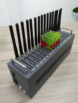 3G 16 port gsm modem pool, antcheng new design bulk sms sending device modem 3g sim5320E with IMEI change
3G 16 port gsm modem pool, antcheng new design bulk sms sending device modem 3g sim5320E with IMEI change
