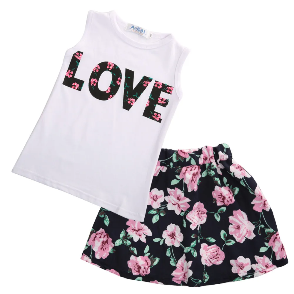 2017 New Arrival Cute Kid Girls Baby 2 Piece Sleeveless T-shirt Top Floral Lace Dress Suit Outfit
2017 New Arrival Cute Kid Girls Baby 2 Piece Sleeveless T-shirt Top Floral Lace Dress Suit Outfit