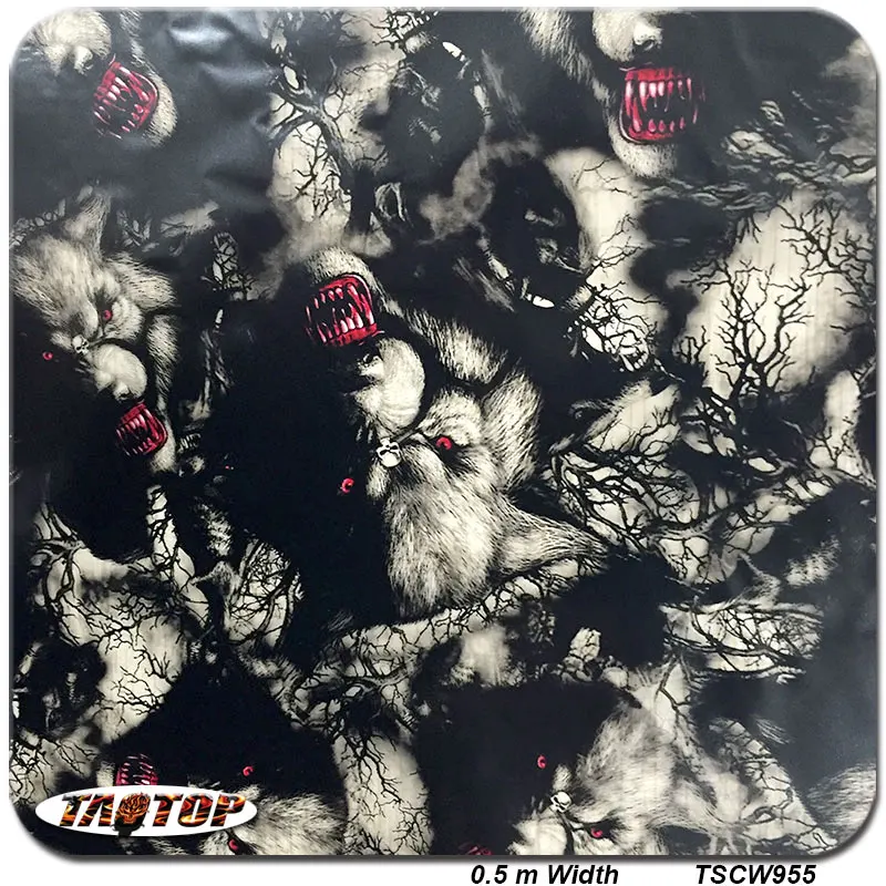 iTAATOP TSCW955 popular pattern ferocious wolf Hydrographic Film PVA Water Transfer Printing Film
iTAATOP TSCW955 popular pattern ferocious wolf Hydrographic Film PVA Water Transfer Printing Film