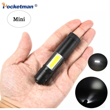New Mini Portable Aluminum Q5 LED Flashlight XPE&COB Work Light lanterna Powerful Pen Torch Lamp 4 Modes Use 14500 or AA
New Mini Portable Aluminum Q5 LED Flashlight XPE&COB Work Light lanterna Powerful Pen Torch Lamp 4 Modes Use 14500 or AA