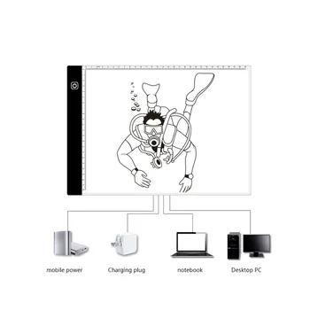 Digital Drawing Tablet LED Graphic Tablet Writing Painting Copy Pads A4/A3 Copy Table LED Board Kids Gift Drop Shipping
Digital Drawing Tablet LED Graphic Tablet Writing Painting Copy Pads A4/A3 Copy Table LED Board Kids Gift Drop Shipping