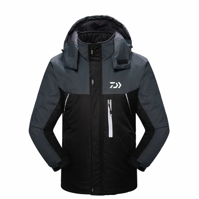 2019 DAIWA Fishing Clothing Autumn Winter Fleece Warm Thick Hiking Camping Fishing Jackets Men Hooded Plus Size Fishing Clothes
2019 DAIWA Fishing Clothing Autumn Winter Fleece Warm Thick Hiking Camping Fishing Jackets Men Hooded Plus Size Fishing Clothes