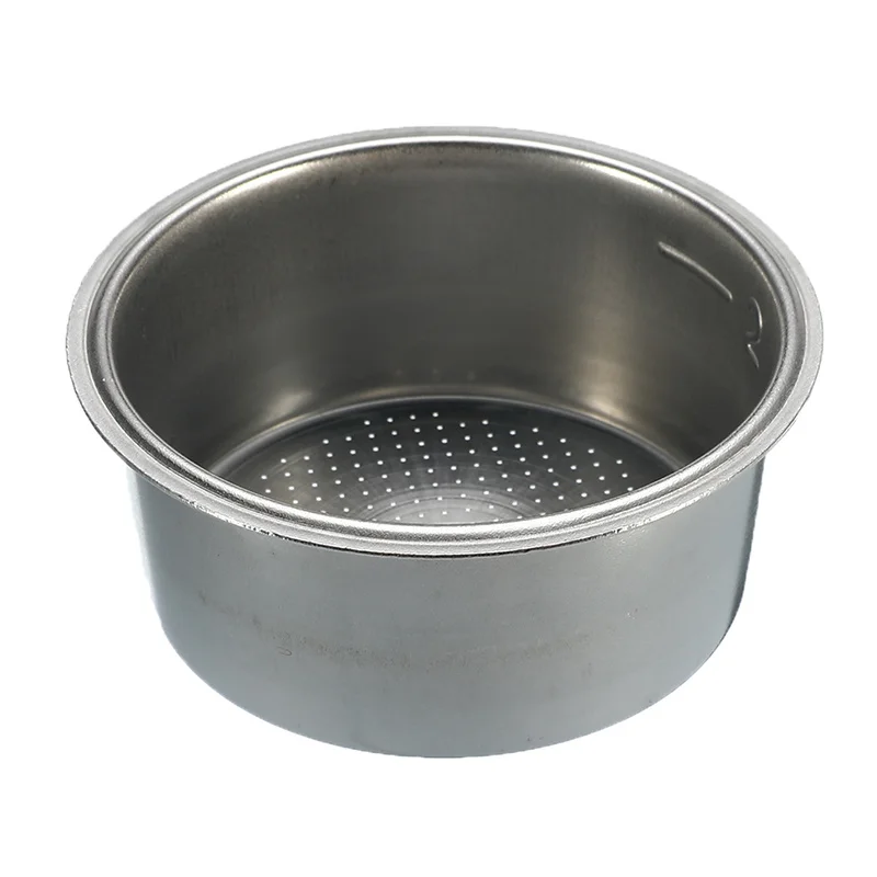 Stainless Steel Coffee Tea Filter Basket High Pressure Coffee Machine 2 Cup Accessories Powder Bowl Coffee Filter Basket 51mm
Stainless Steel Coffee Tea Filter Basket High Pressure Coffee Machine 2 Cup Accessories Powder Bowl Coffee Filter Basket 51mm