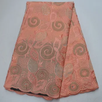 Free shipping (5yards/pc) latest peach color African cotton lace fabric stones fixed Swiss voile lace for party dress CLP303
Free shipping (5yards/pc) latest peach color African cotton lace fabric stones fixed Swiss voile lace for party dress CLP303