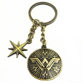 Movie Wonder Woman Keychains Chaveiro Jewelry Bronze North Star Wonder Woman W Logo Action Figure Collectible Model Toy Doll
Movie Wonder Woman Keychains Chaveiro Jewelry Bronze North Star Wonder Woman W Logo Action Figure Collectible Model Toy Doll