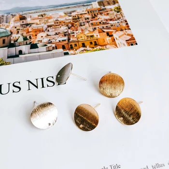 Round Shape Alloy K Gold Plated Stud Earring Diy Material Pendant Necklace Eardrop Charms Jewelry Component 14mm 10pcs
Round Shape Alloy K Gold Plated Stud Earring Diy Material Pendant Necklace Eardrop Charms Jewelry Component 14mm 10pcs