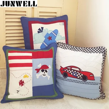100% Cotton Quilted Cushion Cartoon Applique Embroidery Throw Pillow Sofa Office Back Cushion Baby Room Decorative 50X50CM Sq.
100% Cotton Quilted Cushion Cartoon Applique Embroidery Throw Pillow Sofa Office Back Cushion Baby Room Decorative 50X50CM Sq.