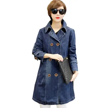 Plus Size 5XL 2019 New Spring Denim Jacket Casual Fashion Long Sleeve Double-Breast Denim Coat Loose Female Outwear Windbreaker
Plus Size 5XL 2019 New Spring Denim Jacket Casual Fashion Long Sleeve Double-Breast Denim Coat Loose Female Outwear Windbreaker