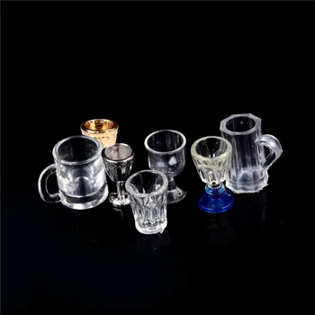 Plastic 1/2Pcs Transparent Goblet Miniature Mini Wine Beer Cup Dollhouse Craft Home Decoration Glass Model DIY Parts 1:12 Scale
Plastic 1/2Pcs Transparent Goblet Miniature Mini Wine Beer Cup Dollhouse Craft Home Decoration Glass Model DIY Parts 1:12 Scale