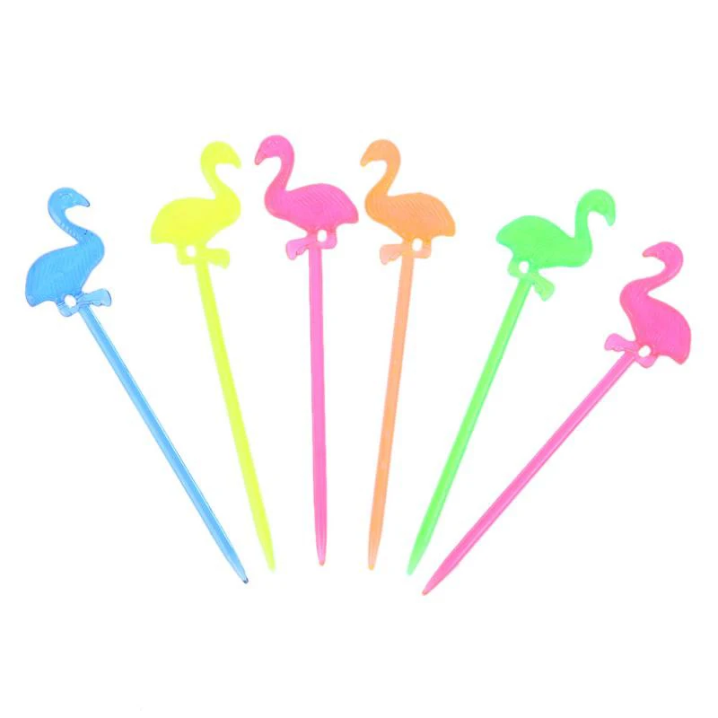 50pc/pack Flamingo Fruit Forks Party toothpick Plastic Toothpicks Food Picks Sticks For Snack Dessert Buffet Birthday Supplies
50pc/pack Flamingo Fruit Forks Party toothpick Plastic Toothpicks Food Picks Sticks For Snack Dessert Buffet Birthday Supplies