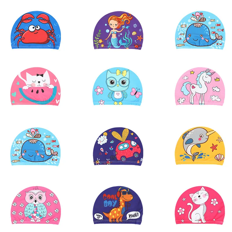 1PCS Cute Cartoon Printing Children Elastic Printed Swimming Caps Sports Pool Cute Bathing Swim Hat for Children Swimming
1PCS Cute Cartoon Printing Children Elastic Printed Swimming Caps Sports Pool Cute Bathing Swim Hat for Children Swimming