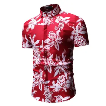 Men's Shirts 2019 High Quality Fashion Men Short Sleeve Hawaiian Shirt Summer Casual Streetwear Floral Shirts For Male Plus XXXL
Men's Shirts 2019 High Quality Fashion Men Short Sleeve Hawaiian Shirt Summer Casual Streetwear Floral Shirts For Male Plus XXXL