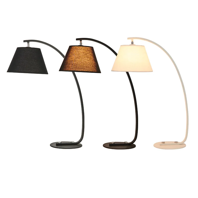 Kung Simple modern style desk lamp Nordic creative table light black white body fabric lampshade E27 lamp 3W white free shipping
Kung Simple modern style desk lamp Nordic creative table light black white body fabric lampshade E27 lamp 3W white free shipping