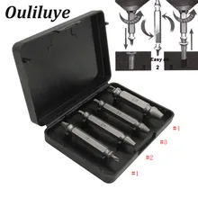 4Pcs Broken Damaged Carpentry Screw Extractor Drill Bits Guide Broken Bolt Out Remover Double Ended Stud Removal Tool With Case
4Pcs Broken Damaged Carpentry Screw Extractor Drill Bits Guide Broken Bolt Out Remover Double Ended Stud Removal Tool With Case