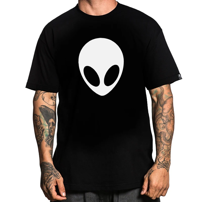 Personality Style Alien Face Graphic Black Short T Shirt 2019 Cotton Round Collar Men Tee
Personality Style Alien Face Graphic Black Short T Shirt 2019 Cotton Round Collar Men Tee