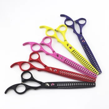 7" Professional Pet Dog Scissors Stainless Steel Thinning Cutting Shears Dogs Cats Grooming Scissors Hair Trimming Tools Tesoura
7" Professional Pet Dog Scissors Stainless Steel Thinning Cutting Shears Dogs Cats Grooming Scissors Hair Trimming Tools Tesoura