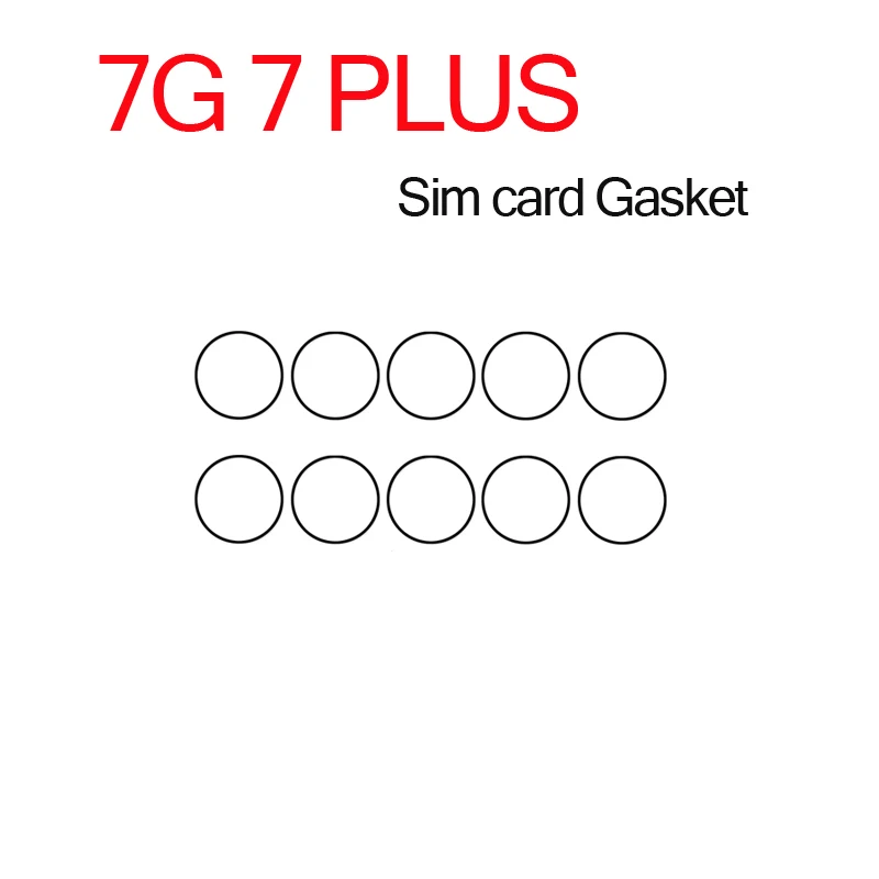 2pcs/lot SIM Card Tray Waterproof Rubber Seal Gasket for iPhone 7 8 Plus 7P 8P 7G Circle Ring Holder Parts
2pcs/lot SIM Card Tray Waterproof Rubber Seal Gasket for iPhone 7 8 Plus 7P 8P 7G Circle Ring Holder Parts