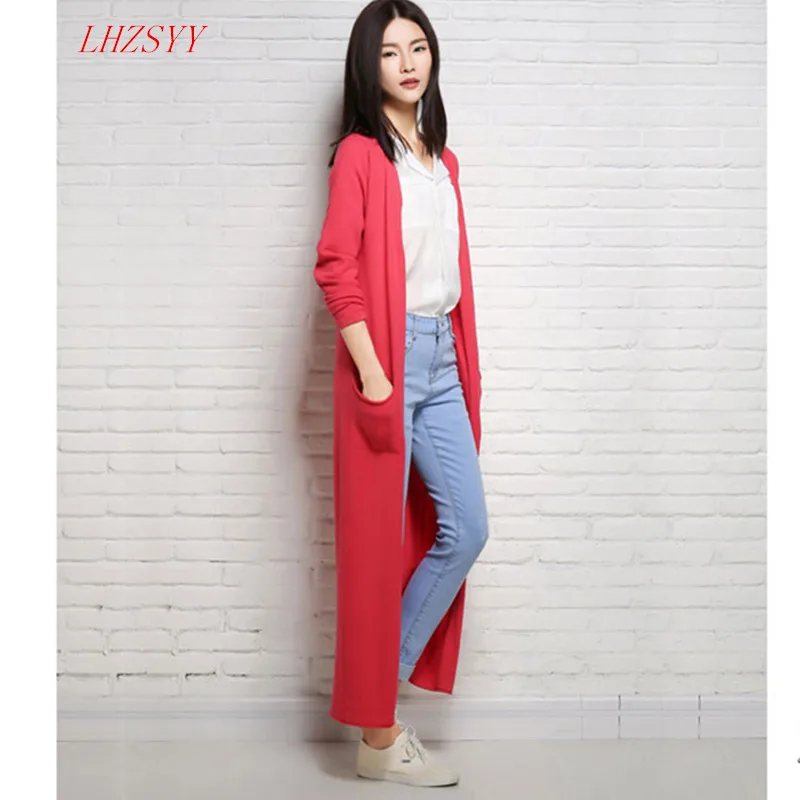 2017 summerFashion wild female long Sweater Cardigan sweater coat solid color loose thin section air-conditioned shirt
2017 summerFashion wild female long Sweater Cardigan sweater coat solid color loose thin section air-conditioned shirt