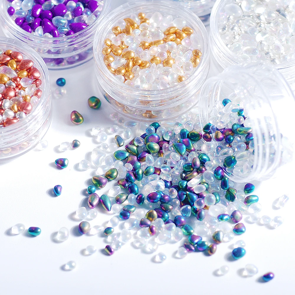 Nail Supplies 11 Colors Mix Colour Small Irregular Transparent AB/Chameleon Color Beads 1 Box Manicure 3D Nail Art Decoration 9g
Nail Supplies 11 Colors Mix Colour Small Irregular Transparent AB/Chameleon Color Beads 1 Box Manicure 3D Nail Art Decoration 9g