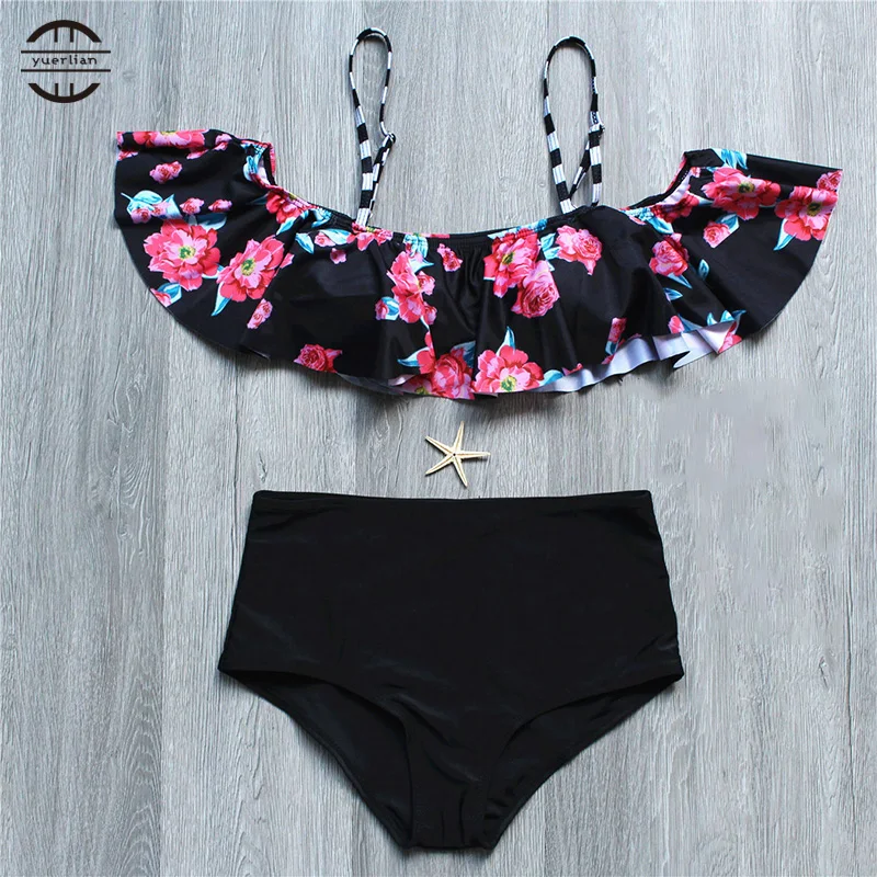 2019 New Sexy Floral Bikinis Set Bathing Suit Biquini Beachwear Women's Costume swimwear High Waist Swimsuit Black Bikini
2019 New Sexy Floral Bikinis Set Bathing Suit Biquini Beachwear Women's Costume swimwear High Waist Swimsuit Black Bikini