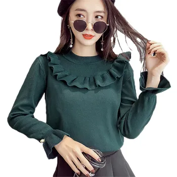2018 New Autumn Winetr Elegant Women Pullovers Sweater Vintage O neck Bodycon Slim Tops Female Sweater Knitted Sueter Mujer W33
2018 New Autumn Winetr Elegant Women Pullovers Sweater Vintage O neck Bodycon Slim Tops Female Sweater Knitted Sueter Mujer W33