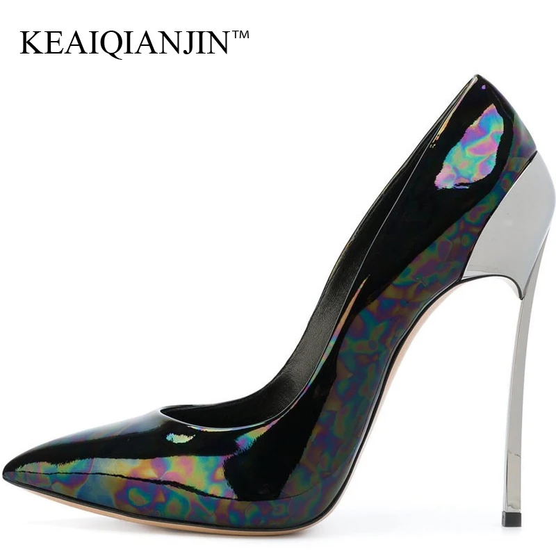KEAIQIANJIN Woman Sexy Valentine Shoes Stiletto Black Plus Size 33 High Heels Shoes Metal Decoration Pointed Toe Wedding Pumps
KEAIQIANJIN Woman Sexy Valentine Shoes Stiletto Black Plus Size 33 High Heels Shoes Metal Decoration Pointed Toe Wedding Pumps