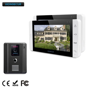 HOMSECUR 7" Video&Audio Home Intercom Electric Lock Supported for Apartment RU Shipment TC011-B+TM703-W
HOMSECUR 7" Video&Audio Home Intercom Electric Lock Supported for Apartment RU Shipment TC011-B+TM703-W