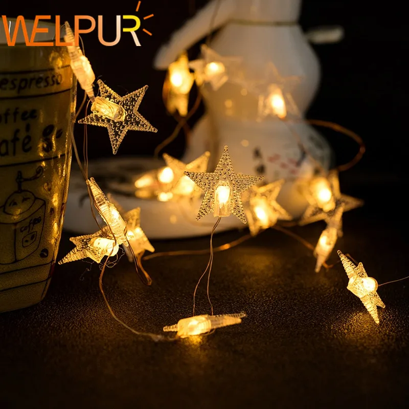 LED Star String Lights 50LED Battery/USB Operated Fairy String Light Home Party Christmas Wedding Garden Decoration Warm White
LED Star String Lights 50LED Battery/USB Operated Fairy String Light Home Party Christmas Wedding Garden Decoration Warm White