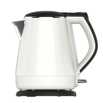1.3L 1800w Elegant white double anti-scald 304 food grade stainless steel electric kettle
1.3L 1800w Elegant white double anti-scald 304 food grade stainless steel electric kettle