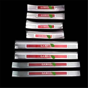 Stainless Steel Scuff Plate/Door Sill Door Sill pedal bienvenidos For Nissan Qashqai J11 2016 2017 2018 Car styling