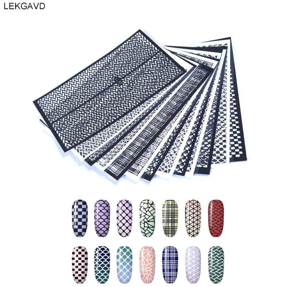 Fish Scale Nail Vinyls Adhesive Ultra-thin Plaid Net Line Hollow 3D Nail Stencil Sticker for Manicure Nail Art
Fish Scale Nail Vinyls Adhesive Ultra-thin Plaid Net Line Hollow 3D Nail Stencil Sticker for Manicure Nail Art