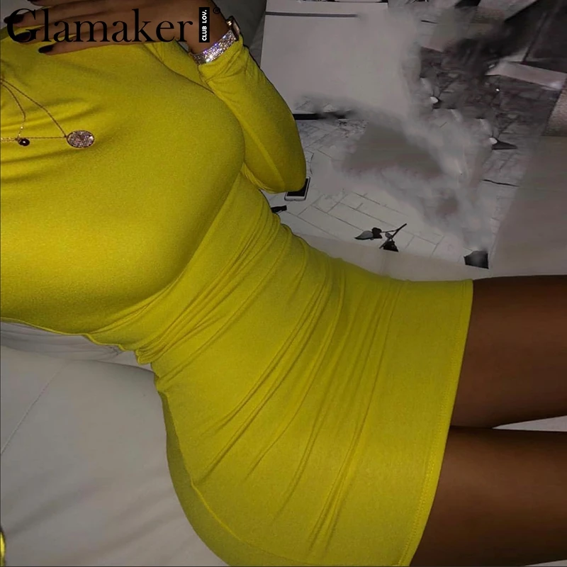 Glamaker Sexy turtleneck knitted dress Women summer bodycon black dress Female long sleeve party club knitted slim dress spring
Glamaker Sexy turtleneck knitted dress Women summer bodycon black dress Female long sleeve party club knitted slim dress spring