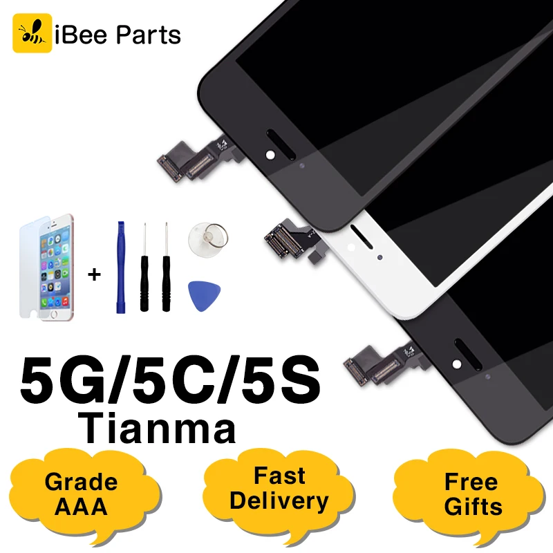 1PCS Grade AAA mix model Tianma LCD For iPhone 5S SE For iPhone 5C LCD Screen Assembly Display
1PCS Grade AAA mix model Tianma LCD For iPhone 5S SE For iPhone 5C LCD Screen Assembly Display