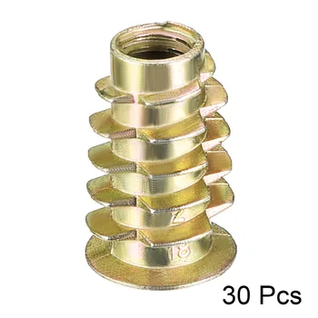 Uxcell 30pcs/lot M6x13 M6x14 M6x18 Flanged Hex Drive Head Furniture Nuts Zinc Alloy Thread For Wood Insert Nut Bronze Tone
Uxcell 30pcs/lot M6x13 M6x14 M6x18 Flanged Hex Drive Head Furniture Nuts Zinc Alloy Thread For Wood Insert Nut Bronze Tone