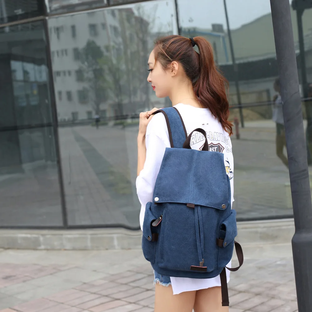 Canvas backpack high school men and women bag casual student bag shopping popular bag
Canvas backpack high school men and women bag casual student bag shopping popular bag