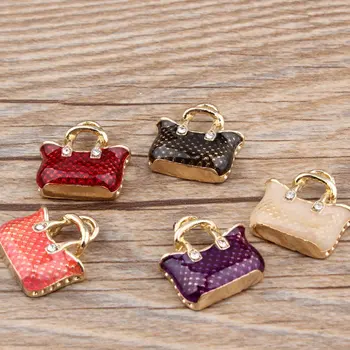 MRHUANG Oil Drop Charms 10pcs/lot Fashion Bag Gold-Color Enamel Charms Fashion Jewelry Accessories
MRHUANG Oil Drop Charms 10pcs/lot Fashion Bag Gold-Color Enamel Charms Fashion Jewelry Accessories