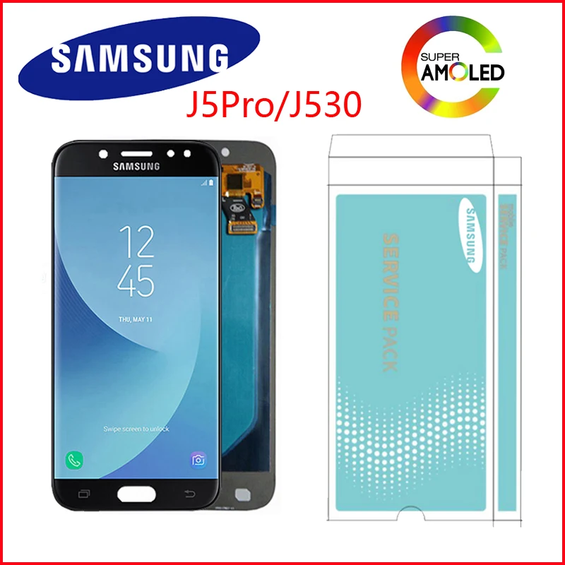 SUPER AMOLED 5.2'' LCD Replacement Display for SAMSUNG Galaxy J5 PRO Lcd 2017 J530 J530F LCD Touch Screen Digitizer Assembly
SUPER AMOLED 5.2'' LCD Replacement Display for SAMSUNG Galaxy J5 PRO Lcd 2017 J530 J530F LCD Touch Screen Digitizer Assembly