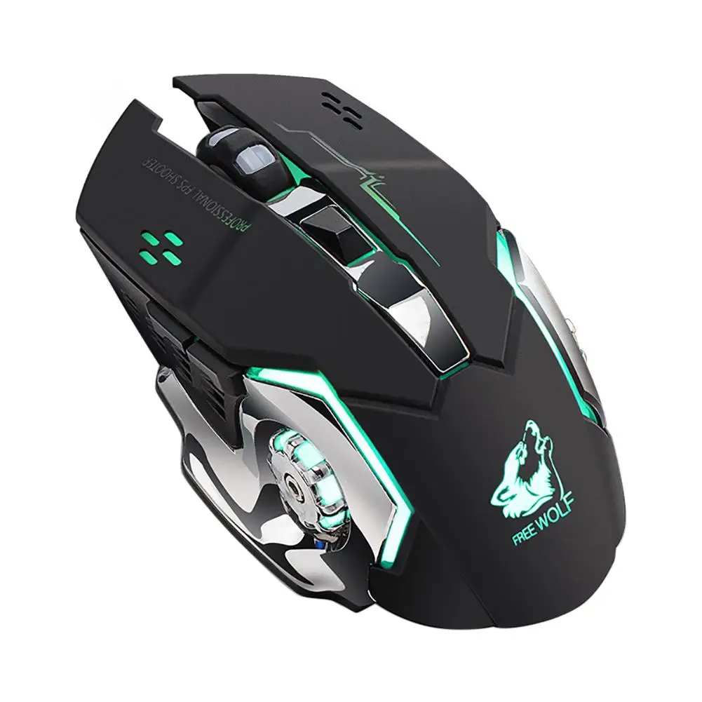 Free Wolf X8 Silent 2.4GHz 2400DPI 6 Keys Wireless Optical Mouse USB Receiver Wireless Optical Mouse NEW 
Free Wolf X8 Silent 2.4GHz 2400DPI 6 Keys Wireless Optical Mouse USB Receiver Wireless Optical Mouse NEW