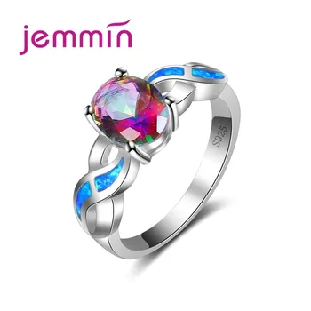 Hot Gift for Women Girls 925 Sterling Silver Jewelry Popular Cross Loop Multicolor Ring for Wedding Patry Valentine's Day
Hot Gift for Women Girls 925 Sterling Silver Jewelry Popular Cross Loop Multicolor Ring for Wedding Patry Valentine's Day