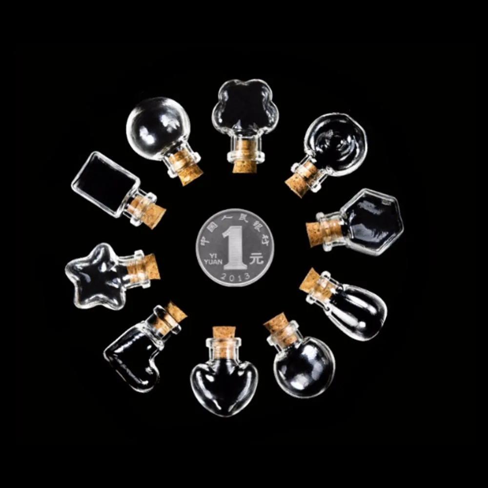 10 Style 5 PCS Mini Pendant Empty Tiny Clear Wishing Message Glass Bottles Vials Charms Wedding Birthday Party Handmade Gifts
10 Style 5 PCS Mini Pendant Empty Tiny Clear Wishing Message Glass Bottles Vials Charms Wedding Birthday Party Handmade Gifts