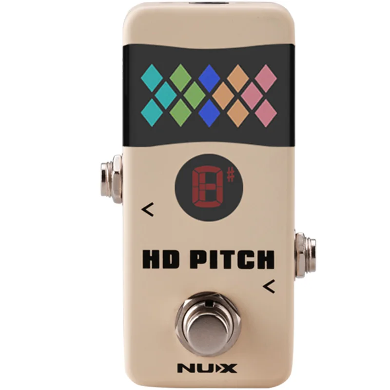 NUX HD PITCH Mini Pedal Tuner Precise Tuning Signal Correction Buffer Bypass True Bypass Arrow Tuning Strobe Modes Accessories
NUX HD PITCH Mini Pedal Tuner Precise Tuning Signal Correction Buffer Bypass True Bypass Arrow Tuning Strobe Modes Accessories