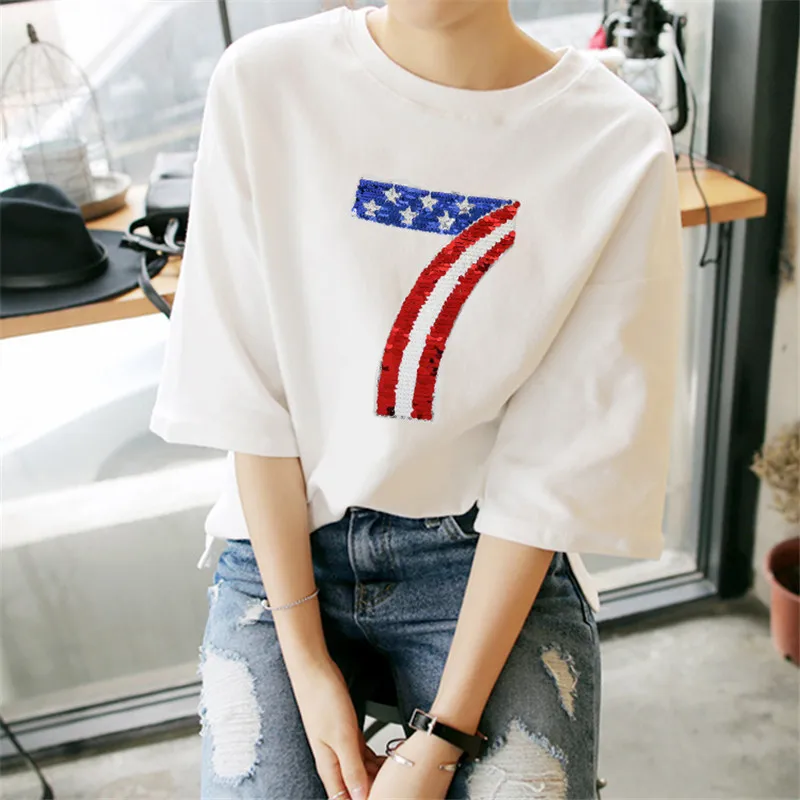 Number DIY Sequins Patch Clothing Iron on Embroidered T-shirt Arabic Numerals Cloth Patches Appliques Fabric Badges decorate
Number DIY Sequins Patch Clothing Iron on Embroidered T-shirt Arabic Numerals Cloth Patches Appliques Fabric Badges decorate