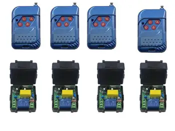 AC 220 v 1 ch RF Wireless Push Remote Control Light Switch System 4 receiver +4 *transmitter smart home
AC 220 v 1 ch RF Wireless Push Remote Control Light Switch System 4 receiver +4 *transmitter smart home