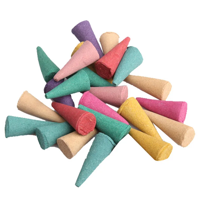 50/100/150pcs Multi Flavor Natural Incense Stowage Colorful Fragrance Triple Scent Incense Cones C
50/100/150pcs Multi Flavor Natural Incense Stowage Colorful Fragrance Triple Scent Incense Cones C