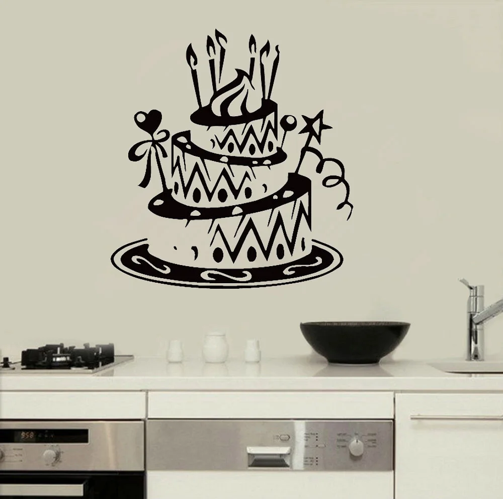 ZOOYOO Birthday Cake Wall Sticker Home Decor Kitchen Wall Decals Kids Children Room Nursery Wall Art Murals Decoration
ZOOYOO Birthday Cake Wall Sticker Home Decor Kitchen Wall Decals Kids Children Room Nursery Wall Art Murals Decoration