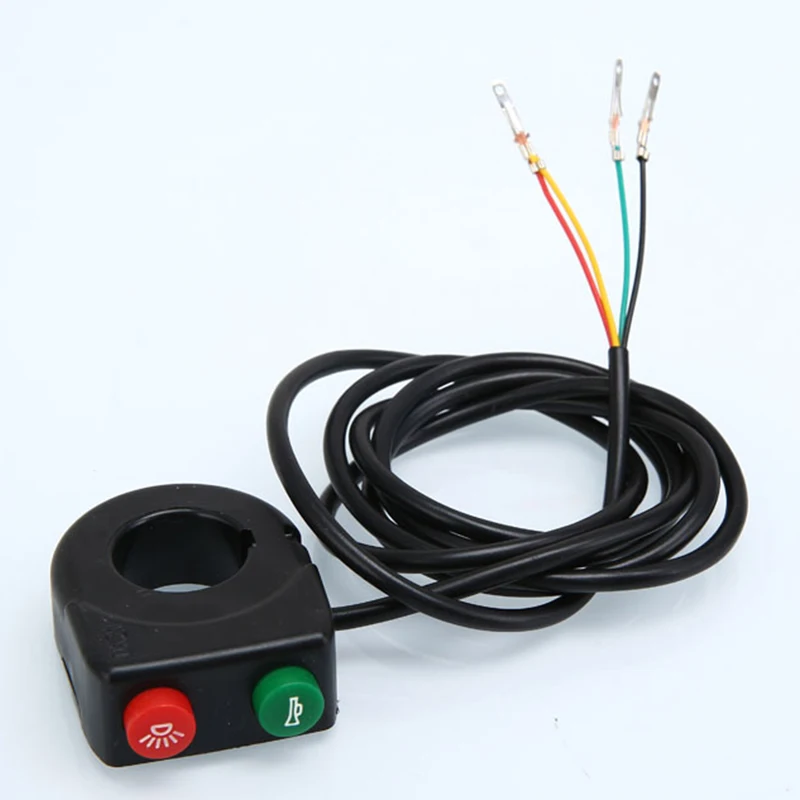 Universal 7/8" Handlebar Light & Horn Switch Button for Electric Scooter e-Bike Moped EVO
Universal 7/8" Handlebar Light & Horn Switch Button for Electric Scooter e-Bike Moped EVO