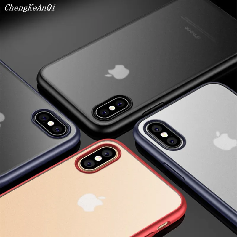 Luxury Transparent Frosted Phone Case For iPhone Xs Max Xr Xs 8 7 Plus TPU Soft Edge + PC Back Cover For iPhone X Full Cover
Luxury Transparent Frosted Phone Case For iPhone Xs Max Xr Xs 8 7 Plus TPU Soft Edge + PC Back Cover For iPhone X Full Cover