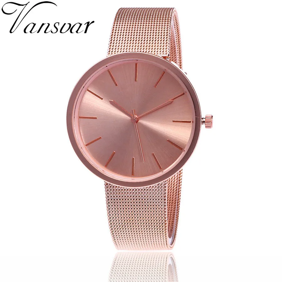 Vansvar Elegant Women Quartz Watch Stainless Steel Band Rose Gold Business Watch Analog Wrist Watch relojes para dama
Vansvar Elegant Women Quartz Watch Stainless Steel Band Rose Gold Business Watch Analog Wrist Watch relojes para dama