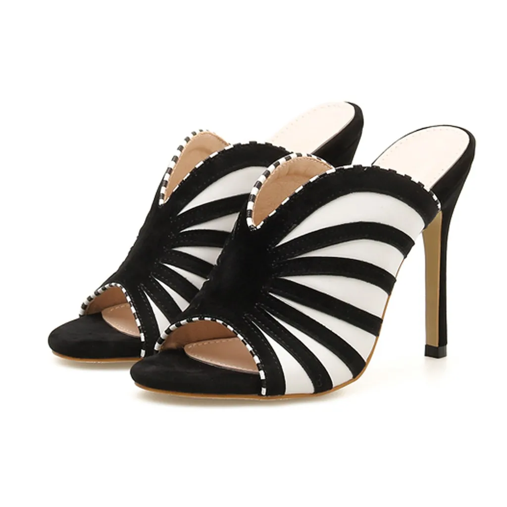 Women sandals Black and white Zebra pattern Mixed Colors Matching Banquet Indoor Stiletto Heels Shoes zapatos mujer tacon alto
Women sandals Black and white Zebra pattern Mixed Colors Matching Banquet Indoor Stiletto Heels Shoes zapatos mujer tacon alto